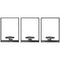 3 Pack Wall Planters for Indoor Plants, Wall-Mounted Metal Plant Stand Shelves, Picture Frame Wall Decor Hanger