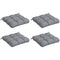 4-Piece Seat Cushion Pillows Replacement, Patio Chair Cushions Set with Ties for Indoor Outdoor