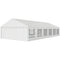 20' x 40' Party Tent Outdoor Canopy Tent with Removable Sidewalls, 12 Windows for Parties, Wedding, Events, BBQ, White