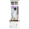 3-in-1 Hall Tree with LED Lights and Bench, Coat Rack with Shoe Storage, White Wood Grain with Light