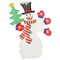 4FT Lighted Snowman, Light Up Christmas Decor with 148 LEDs, Stakes and Zip Ties, IP44 Waterproof for Outdoor Yard