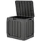32 Gallon Deck Box, Resin Outdoor Storage Box with Handles, Waterproof and UV Resistant Storage Container