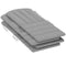 Set of 4 Patio Chair Cushions, High Back Adirondack Chair Cushion with Ties, High-Density Foam, Grey