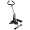 Soozier Height Adjustable Stair Stepper, Stepper Exercise Machine with Handlebar, LCD Monitor, Black