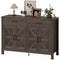Sideboard Buffet Cabinet, Farmhouse Kitchen Storage Cabinet with 2 Drawers and Shelves for Living Room, Entryway