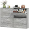 Shoe Storage Cabinet with 4 Flip Drawers, Narrow and Slim, 12-20 Pair of Shoes Organizer for Hallway, Entryway, Grey