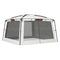12' x 12' Screen Tent, UV50+ Protection Outdoor Screen House with Carry Bag & Ground Stakes, Fits 6-8 People, White