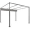 10' x 10' Outdoor Gazebo, Retractable Pergola Canopy with Magnetic Fixture, UPF30+ Metal Pergola Kit, Grey