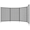 4 Panel Swimming Pool Fence, Aluminium Rustproof Pool Fencing, 4' x 12', Black