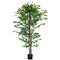 6ft Artificial Trees Ficus, Indoor Fake Plant with Pot, for Home Decor