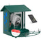 Smart Bird Feeder Camera Solar Powered with AI Identify 16000+ Birds, Auto Video Capture, Motion Detection