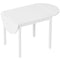 Solid Wood Kitchen Table, Drop Leaf Tables for Small Spaces, Folding Dining Table, White