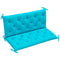 2 Seater Garden Bench Cushion, Soft Thick Outdoor Non-Slip 2 Seater Soft Pad With Backrest for Garden Patio, 47
