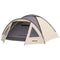 2 Person Camping Tent, Waterproof Family Dome Tent with Bedroom, Porch, Sewn-in Groundsheet and Hook, Khaki