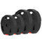 Soozier 1-Inch Weight Plates, Barbell Weights Set for Weightlifting and Strength Training, 2 x 22lbs + 2 x 11lbs