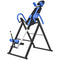 Soozier Folding Inversion Table, 20°/40°/60° Adjustable, with Safety Belt and Waist Pad for Back Pain Relief