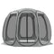 11' x 11.5' Screen Tent, Pop Up Camping Gazebo with Portable Carry Bag and 2 Doors, Grey