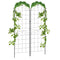 2 Pcs Garden Trellis for Climbing Plants, Outdoor Metal Trellis Plant Support Trellises for Patio, Lawn, Backyard