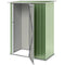 5 x 3ft Outdoor Storage Shed Metal Garden Shed Cabanon with Sloped Roof, Lockable Door for Tool, Light Green