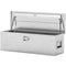 48 Inch Truck Bed Tool Box, Heavy Duty Aluminum Diamond Plate Trailer Tongue Box with Side Handle and Locks Keys