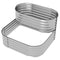 3.4'x3.4'x1' Outdoor Raised Garden Bed, 2-Tier Galvanized Planter Box with Safety Edging for Vegetable, Flower, Fruit