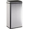 13.2 Gallon Automatic Garbage Can with Soft-Close Lid, Touchless Trash Can with Fingerprint Resistant Stainless Steel