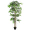 6FT Artificial Bamboo Tree, Fake Plant with 1530 Leaves, Greenery Plant in Nursery Pot for Indoor, Green