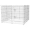 36inch 8-Panel Dog Playpen Octagon Pet Exercise Playpen Crate Foldable Dog Cage Pen Puppy Kennel, Black