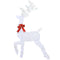 4.3FT Lighted Christmas Reindeer, Christmas Decor with RGB and Warm White LEDs, Stakes and Zip Ties, IP44 Waterproof