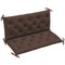 2 Seater Garden Bench Cushion, Soft Thick Outdoor Non-Slip 2 Seater Soft Pad With Backrest, 47