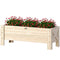 3.3 x 1.2 x 1.2 ft Garden Raised Bed Planter Grow Containers for Outdoor Patio Plant Flower Vegetable Pot, Natural