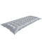 Sleeping Mat, Camping Mat Pad with Elastic Straps, Light Grey