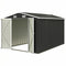 10' x 10' Metal Shed, Heavy Duty Outdoor Storage Shed with 4 Vents and Lockable Double Doors, Dark Grey