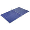 Soozier 9 ft Folding Ping Pong Table Top for Pool Tables, Table Tennis Conversion Top with Net, Foam Padding, Blue