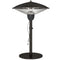 1500 W Electric Patio Heater with Tip-Over Protection, Outdoor Heater with Pull Switch, Black