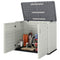 35 Cu.Ft Outdoor Storage Cabinet, Waterproof HDPE Outdoor Storage Shed with Lockable Doors and Openable Top