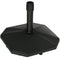48lbs Concrete Square Patio Umbrella Base Weight, Outdoor Umbrella Stand Holder for Lawn, Deck, Backyard, Garden, Black
