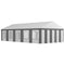 20'x33' Heavy Duty Large Party Tent Event Tent with Removable Sidewalls, for Weddings, Parties, Carports, Grey