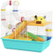 3 Tiers Hamster Cage for Gerbil, Dwarf Hamster with Tunnels, Water Bottle, Exercise Wheel, 18