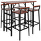 5 Piece Patio Bar Set with 47