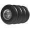 Set of 4 Pneumatic Wheels, 10