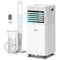 10000 BTU Portable Air Conditioner with Fan & Dehumidifier Mode, Quiet AC Unit with Remote Control, 24-Hour Timer, White