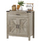 Sideboard Buffet Cabinet, Farmhouse Kitchen Storage Cabinet w/ Drawer and Shelf for Living Room, Entryway