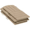 Set of 4 Patio Chair Cushions, High Back Adirondack Chair Cushion with Ties, High-Density Foam, Beige