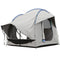 2000mm Waterproof SUV Tent, Car Tent with 3 Doors and Mesh Window, for 5-6 Person Camping Travel, Grey and Blue