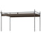 10' x 10' Outdoor Gazebo, UPF30+ Retractable Pergola Canopy, Free Standing Metal Pergola Kit, Brown