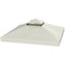 10' x 10' Gazebo Canopy Replacement Cover, 2-Tier Garden Gazebo Roof Replacement, UPF30+, TOP COVER ONLY, Light Grey