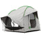 2000mm Waterproof SUV Tent, Car Tent with 3 Doors and Mesh Window, for 5-6 Person Camping Travel, Grey and Green