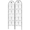 Set of 2 Metal Garden Trellis, Decorative Trellis Panels, Bird Design, 19.7
