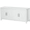 Sideboard Cabinet Buffets Table with Barn Style Doors TV Cabinet Stand for TVs up to 65